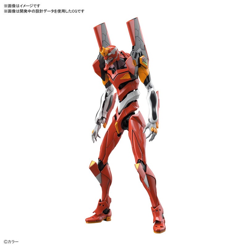 BANDAI SPIRITS بانداي هوبي - نيون جينيسيس إيفانجيليون - وحدة الإنتاج إيفانجيليون EVA-02، مجموعة نموذج بانداي سبيريتس RG 1/144 - Image 2